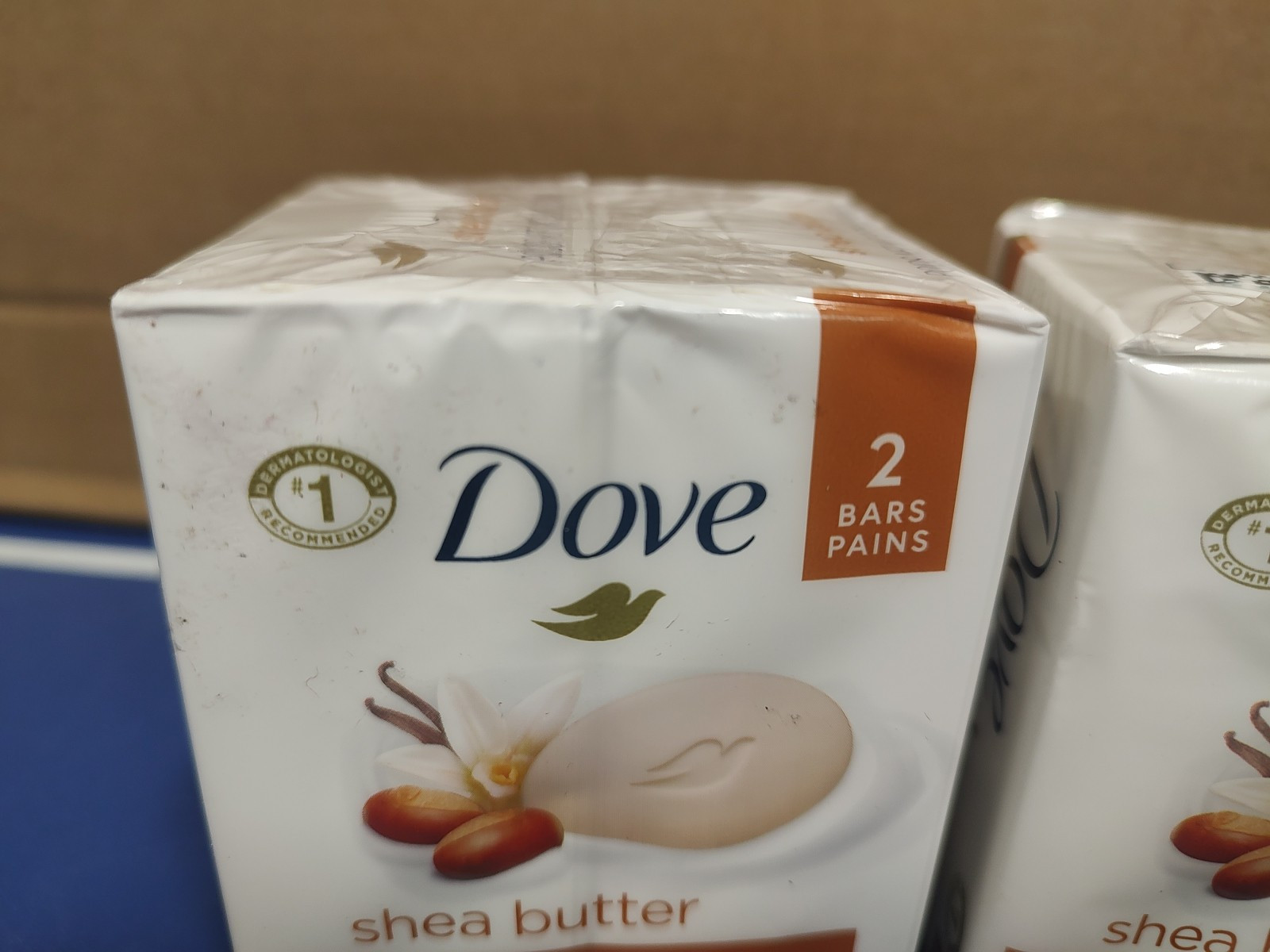 2ea, Dove Shea Butter & Vanilla, 2 Bars, 3.75 oz (106 g) Total 4 Bars