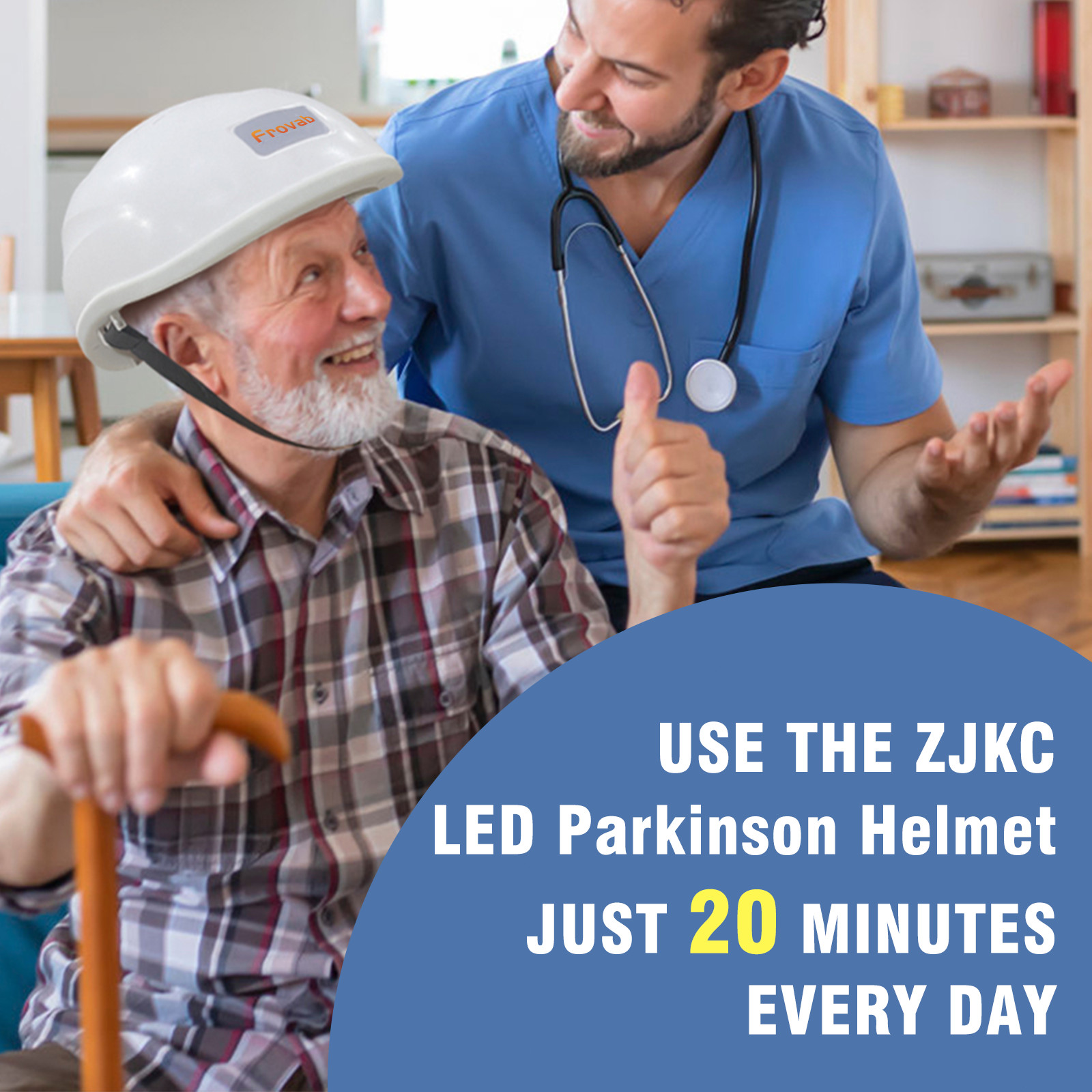 Brain Photobiomodulation Therapy Device 1070nm Helmet Autism Migraine Relief
