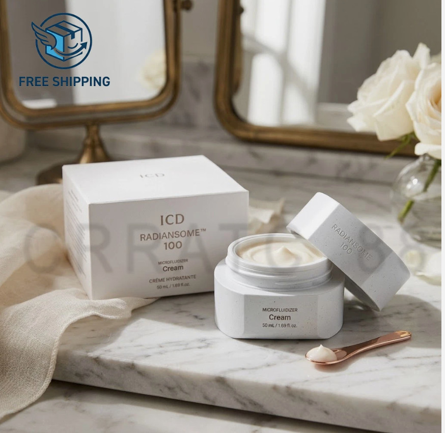 New – Incell.derm Radiansome 100 Microfluidizer Cream – 50ml/1.69oz – FreeShip