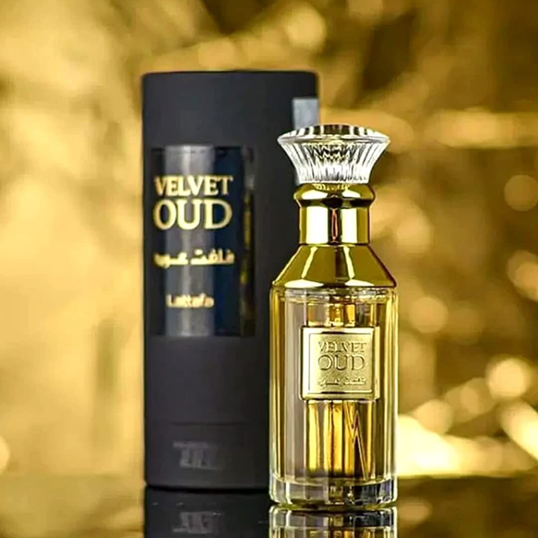 Lattafa Velvet Oud by Lattafa, Eau De Parfum Spray (Unisex) 3.4 oz(100ml)