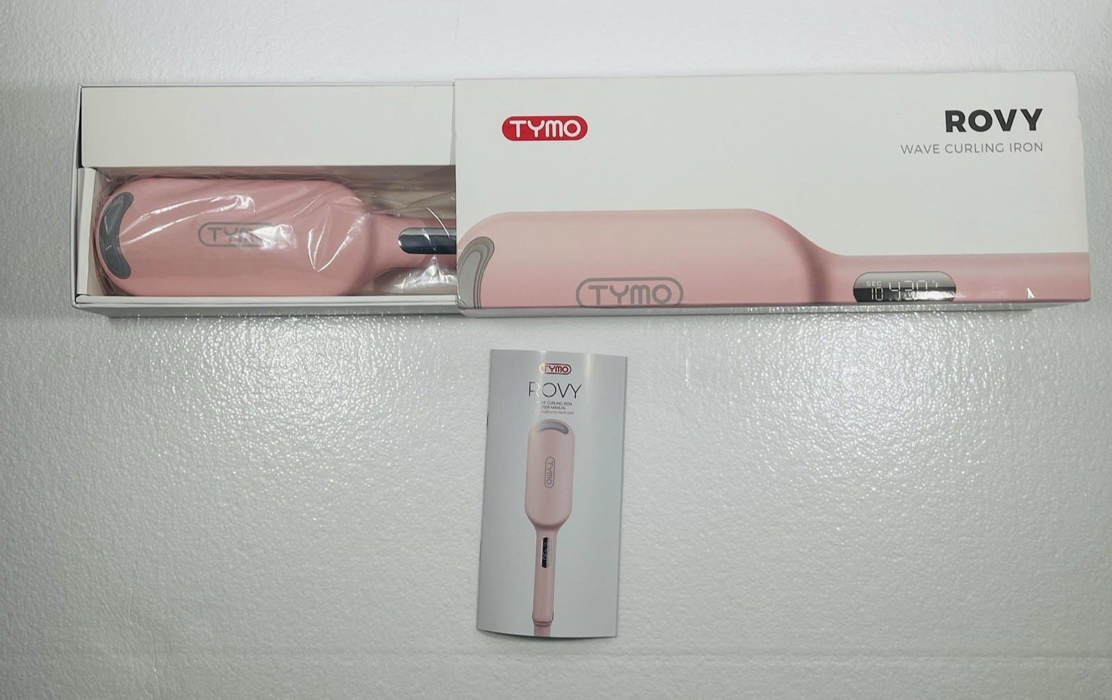 Curling Iron Hair Crimper Waver TYMO ROVY Beach Waves Curling Wand Model Hc507p