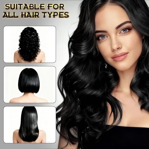 Shampoo Para Cubrir Canas Cabello negro Hierbas Naturales Brillo Y Crecimi