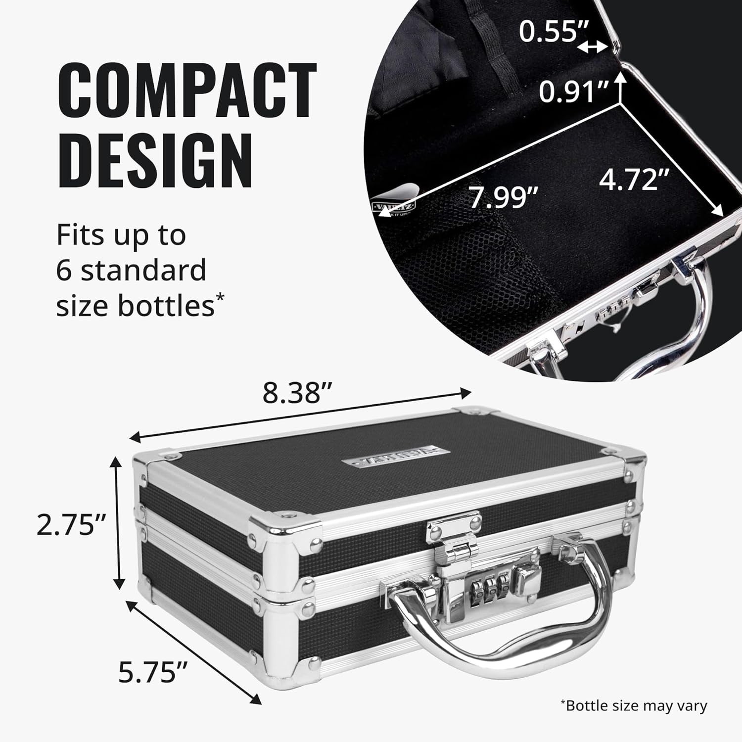 Secure Medicine Safe Case with Combination Lock – Portable Storage Solution