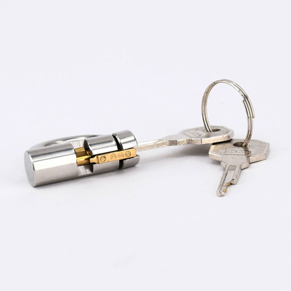 USA Stainless Steel Male PA LOCKED CHASTITY PIERCING Titanium D-Ring PA Lock