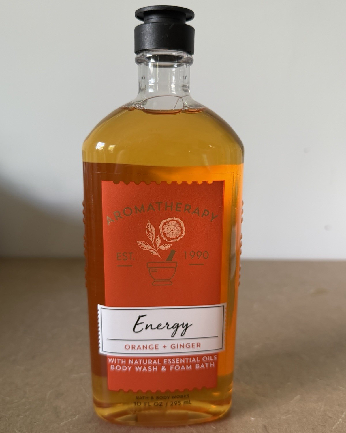 Bath & Body Works Aromatherapy Energy Orange + Ginger Wash Foam Bath 10 fl oz