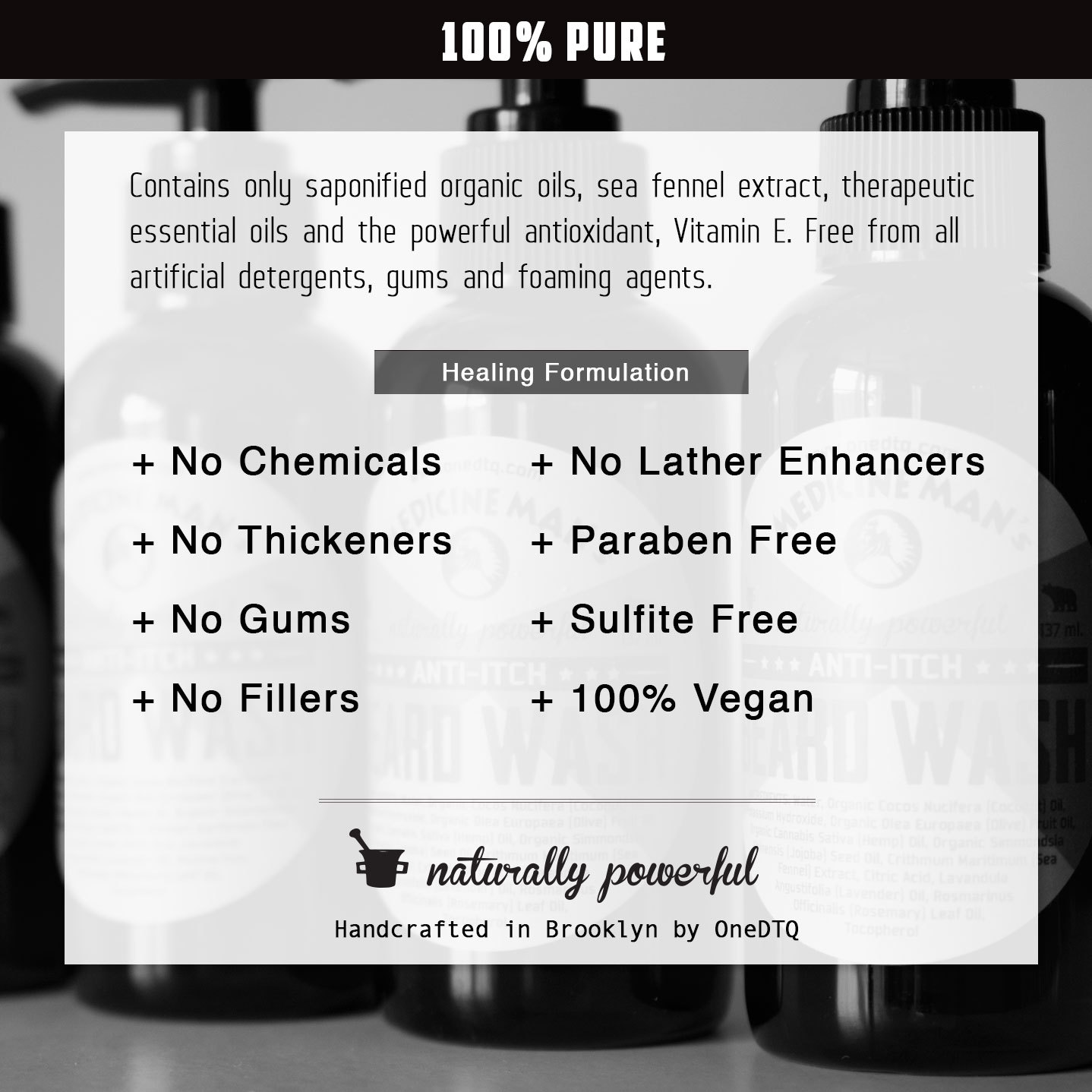 Medicine Man’s Anti-Itch Beard Wash – 100% Natural & Organic Beard Growth