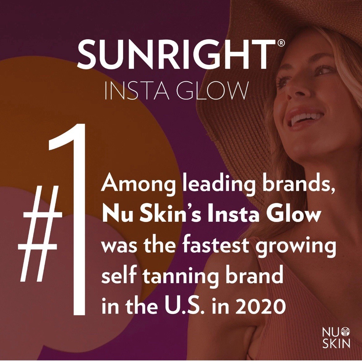 Nu Skin NuSkin Sunright Insta Glow Self Tanning Gel, Exp 05/26 NEW SEALED