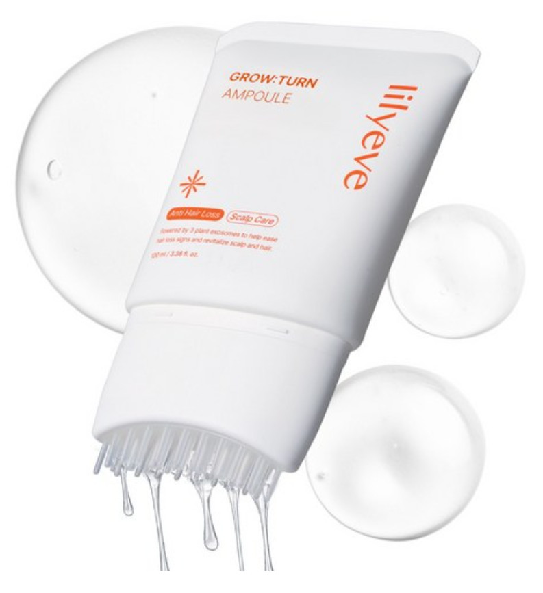 lilyeve Grow Turn Exosome Brush Ampoule 100ml Scalp Care Hair Growth Serum