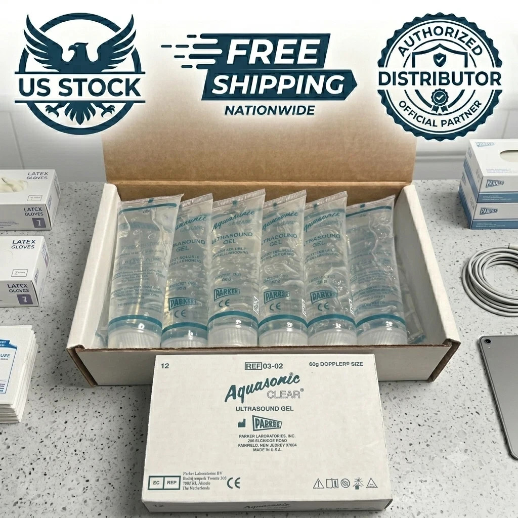 Parker Aquasonic Ultrasound Gel 60g Clear Doppler Size 12 Pack