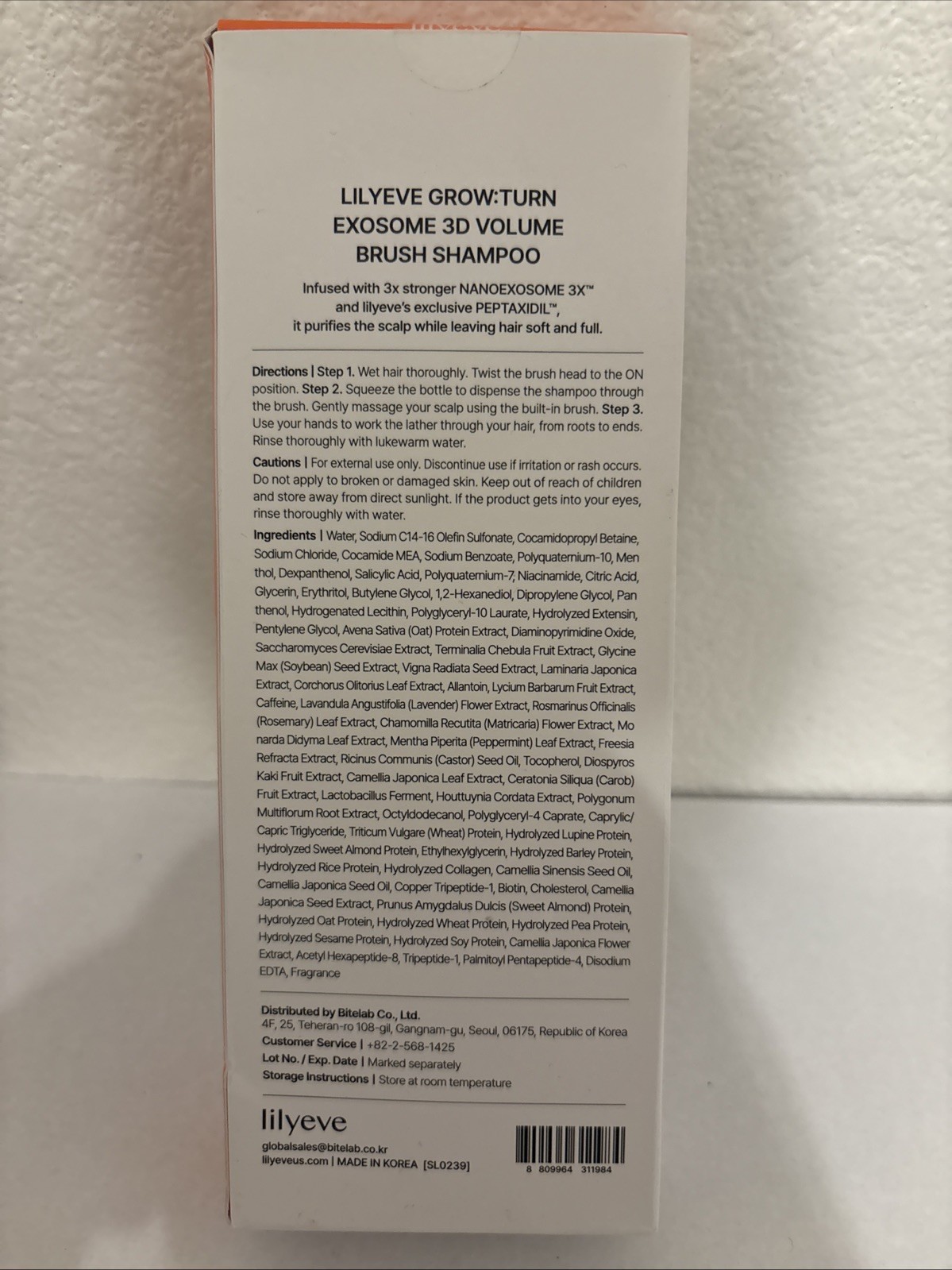 Lilyeve Expose 3d Volume Brush Shampoo 6.76fl Oz