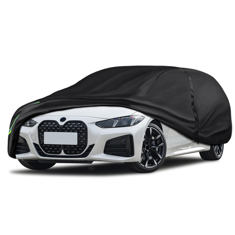 Quyddc 16-Layer 600D Heavy Duty Universal Full Car Cover For Outdoor Indoor Use