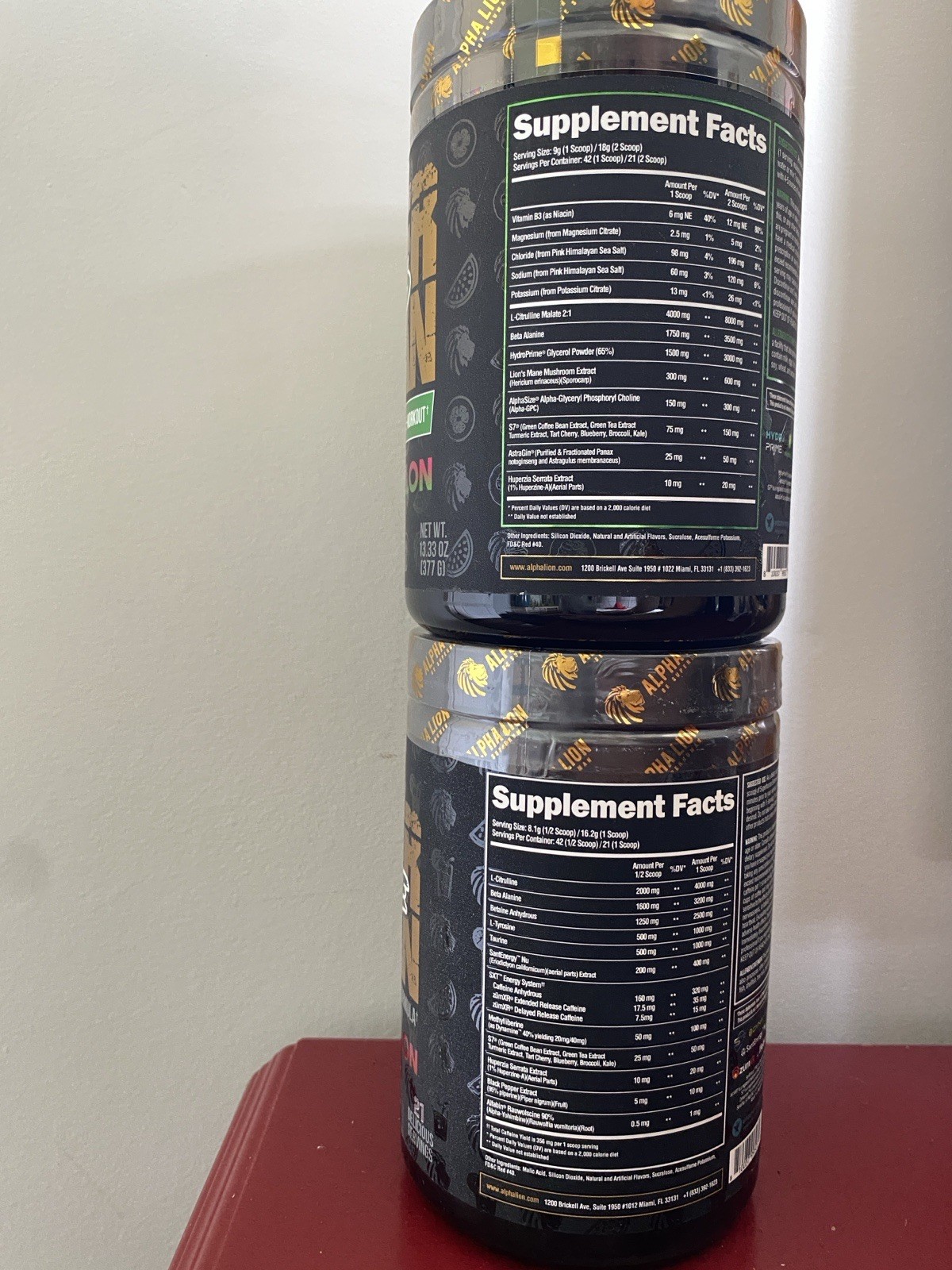 NWT TWO Alpha Lion Super Human pre-workouts