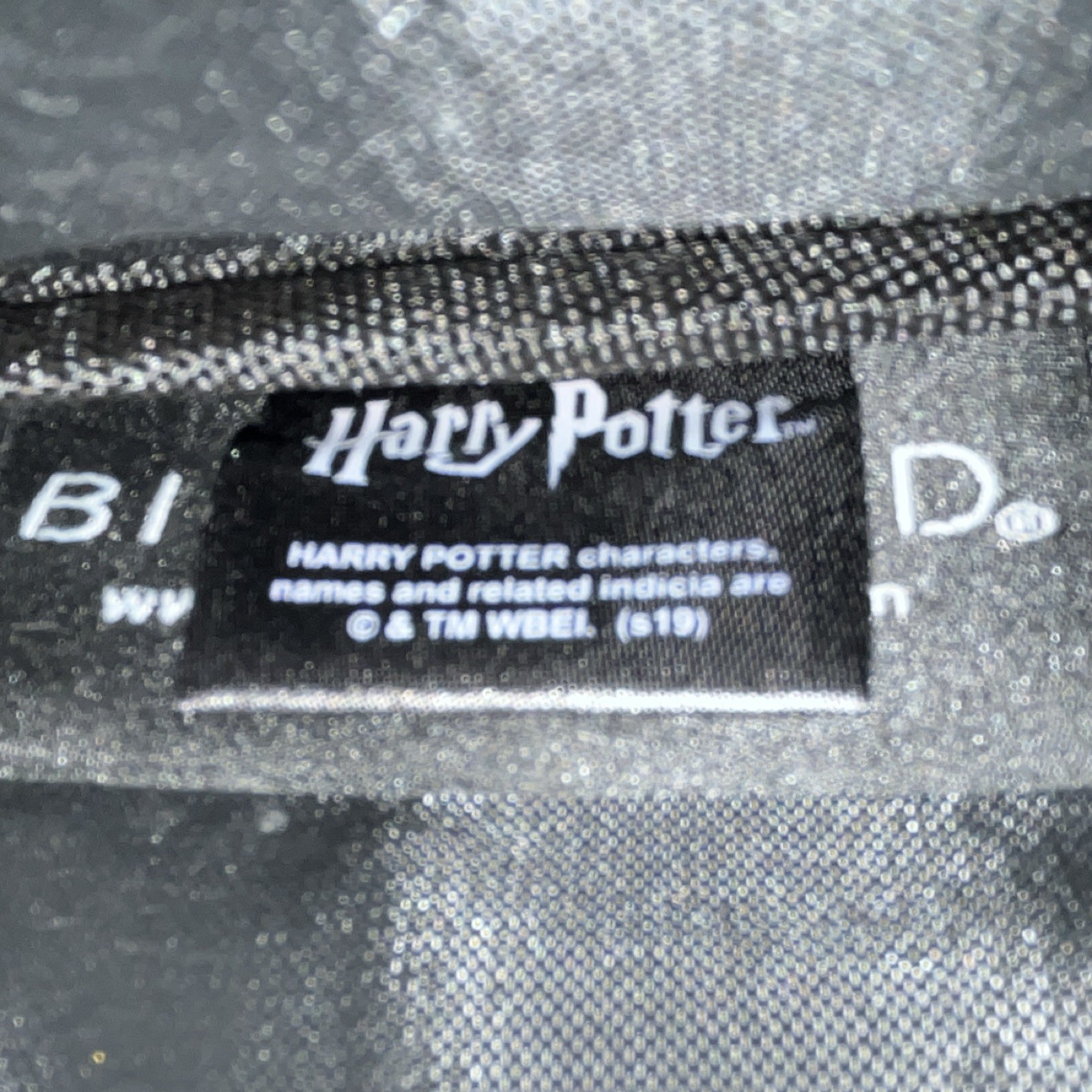 Harry Potter Zipper Makeup Bag Zip Pouch Wristlet, Black Multicolor(A)