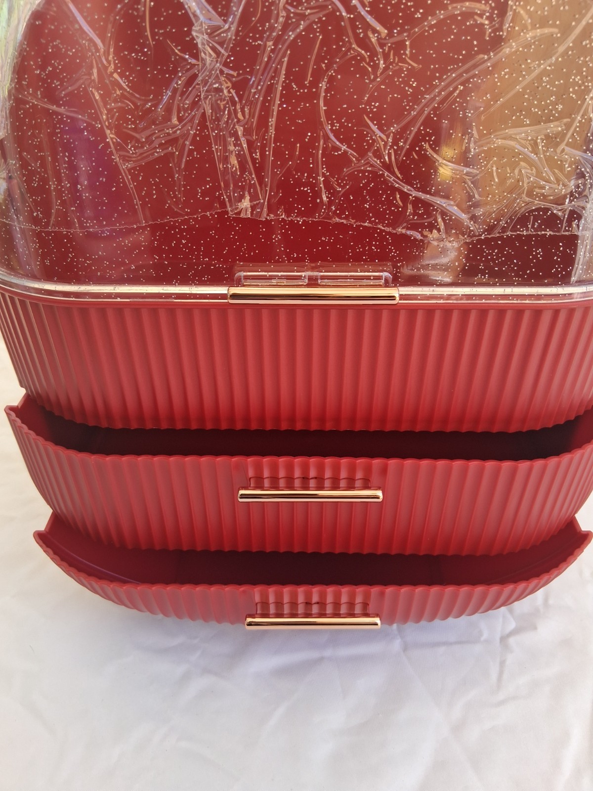 makeup case organizer storage box large