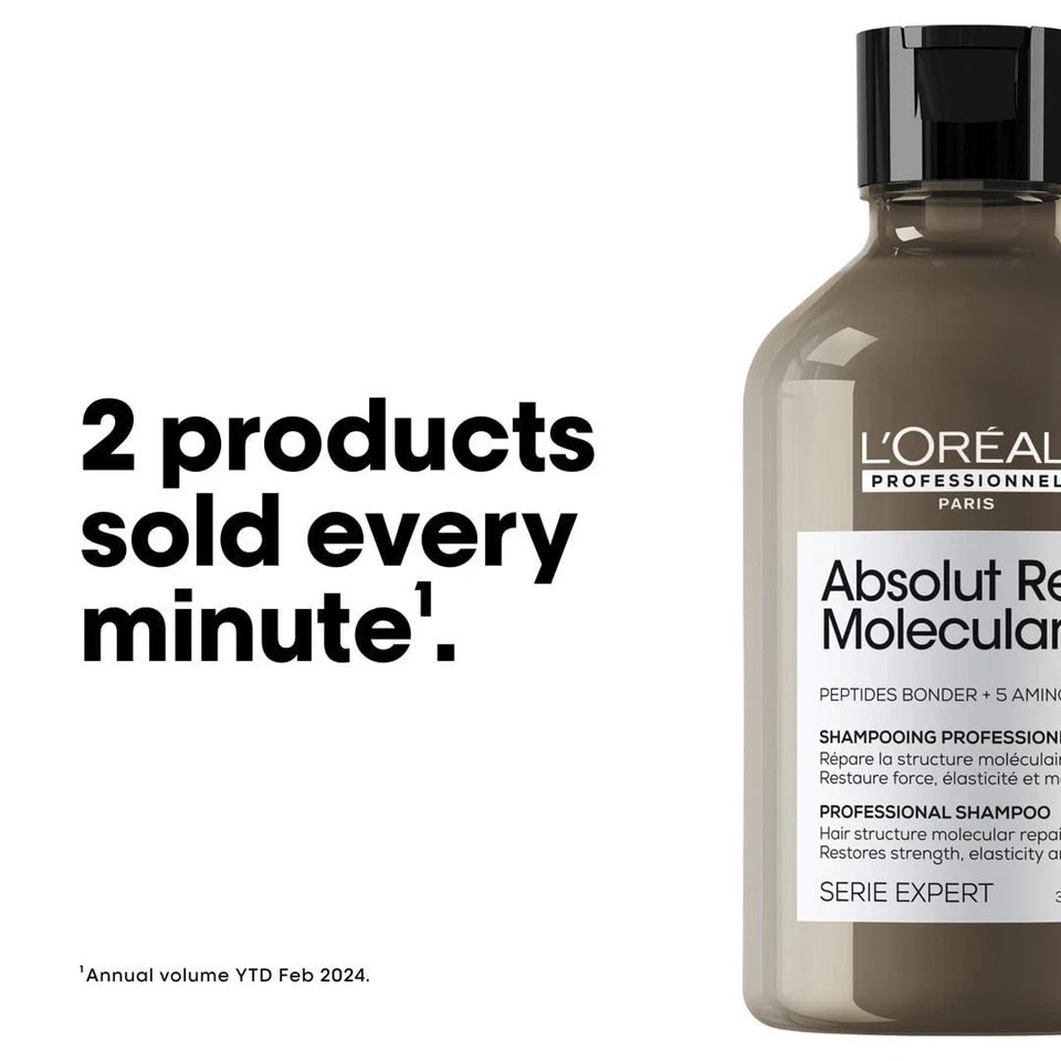 L’Oréal Professionnel Absolut Repair Molecular Sulfate-Free Shampoo – 300ml