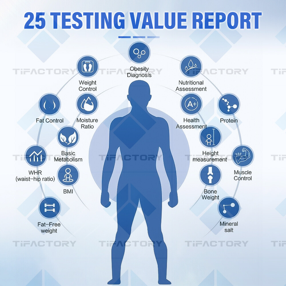 NEW Professional Full Body Fat Body Scanner Composition Analysis Machine