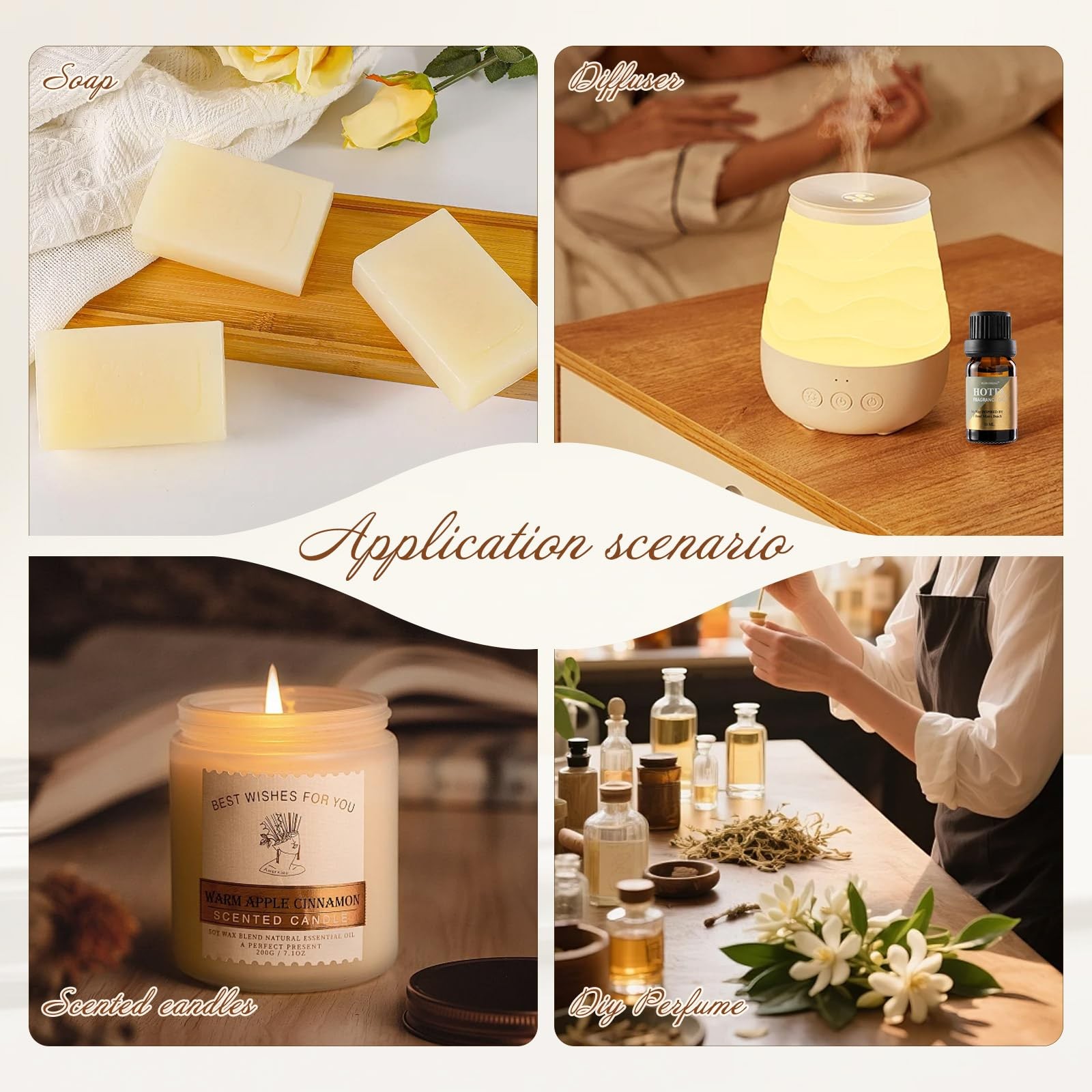Hotel Diffuser Oil Gift Set – Inspired by 5-Star Hotel Scents – My Way,Ritz -…