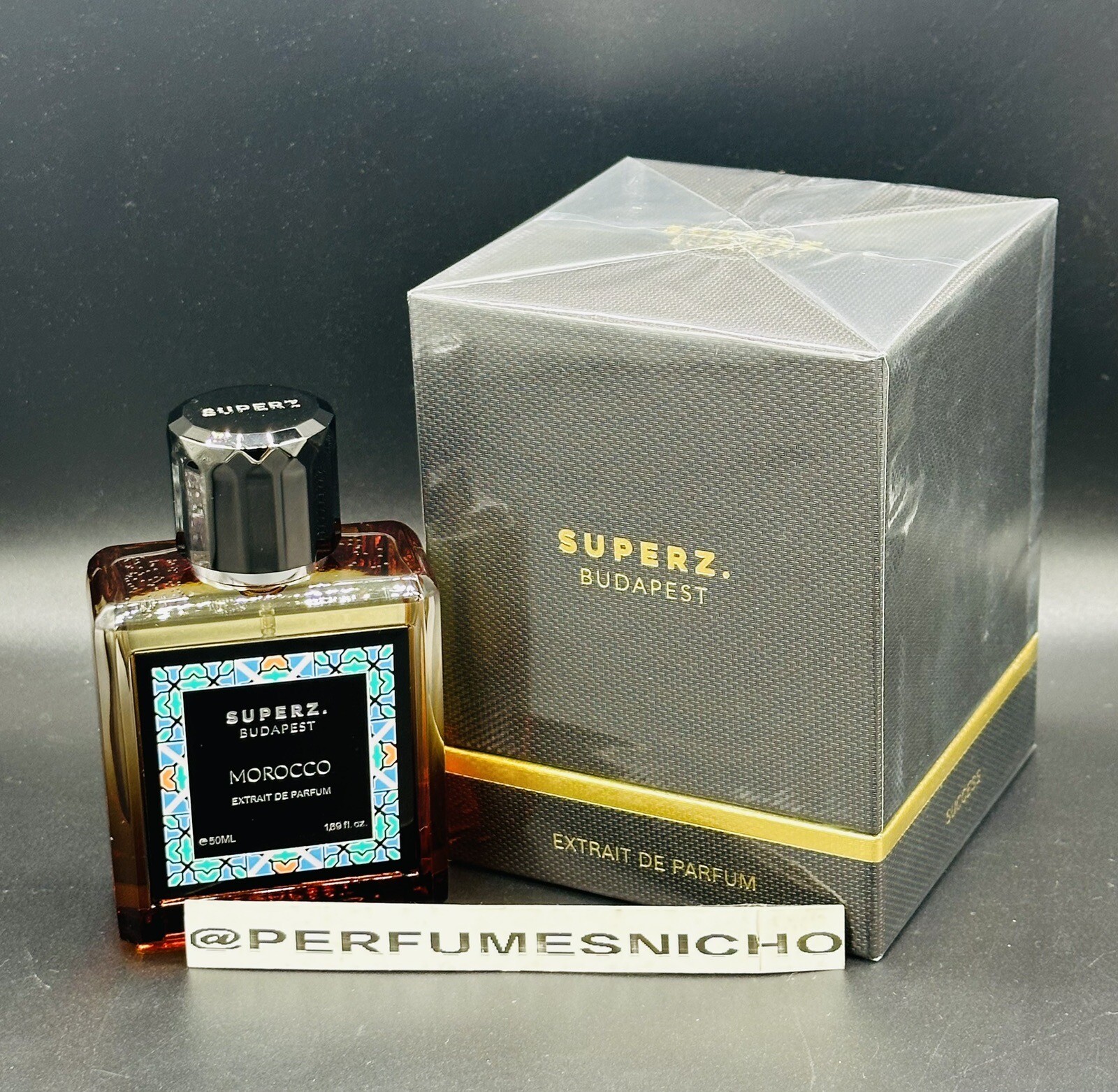 MOROCCO BY SUPERZ BUDAPEST 50ML/ 1.69 OZ EXTRAIT DE PARFUM USA SELLER
