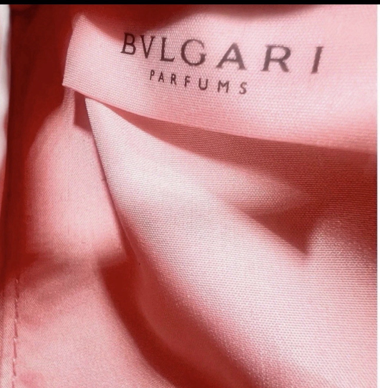 BVLGARI PARFUMS Pastel Rainbow Makeup Pouch Cosmetic Bag PINK Novelty GWP NEW