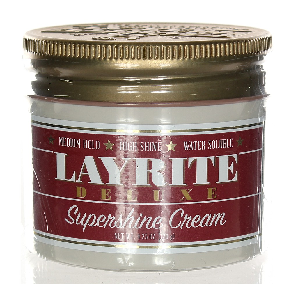 Layrite Deluxe Supershine Cream 4.25oz/120g NEW SEALED