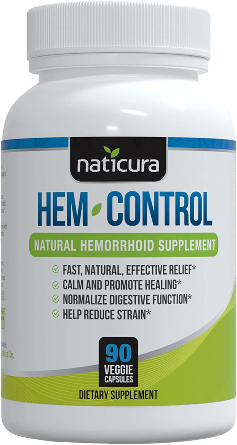 Hem-Control – Fast Effective Hemorrhoid Treatment Supplement – Powerful Formula