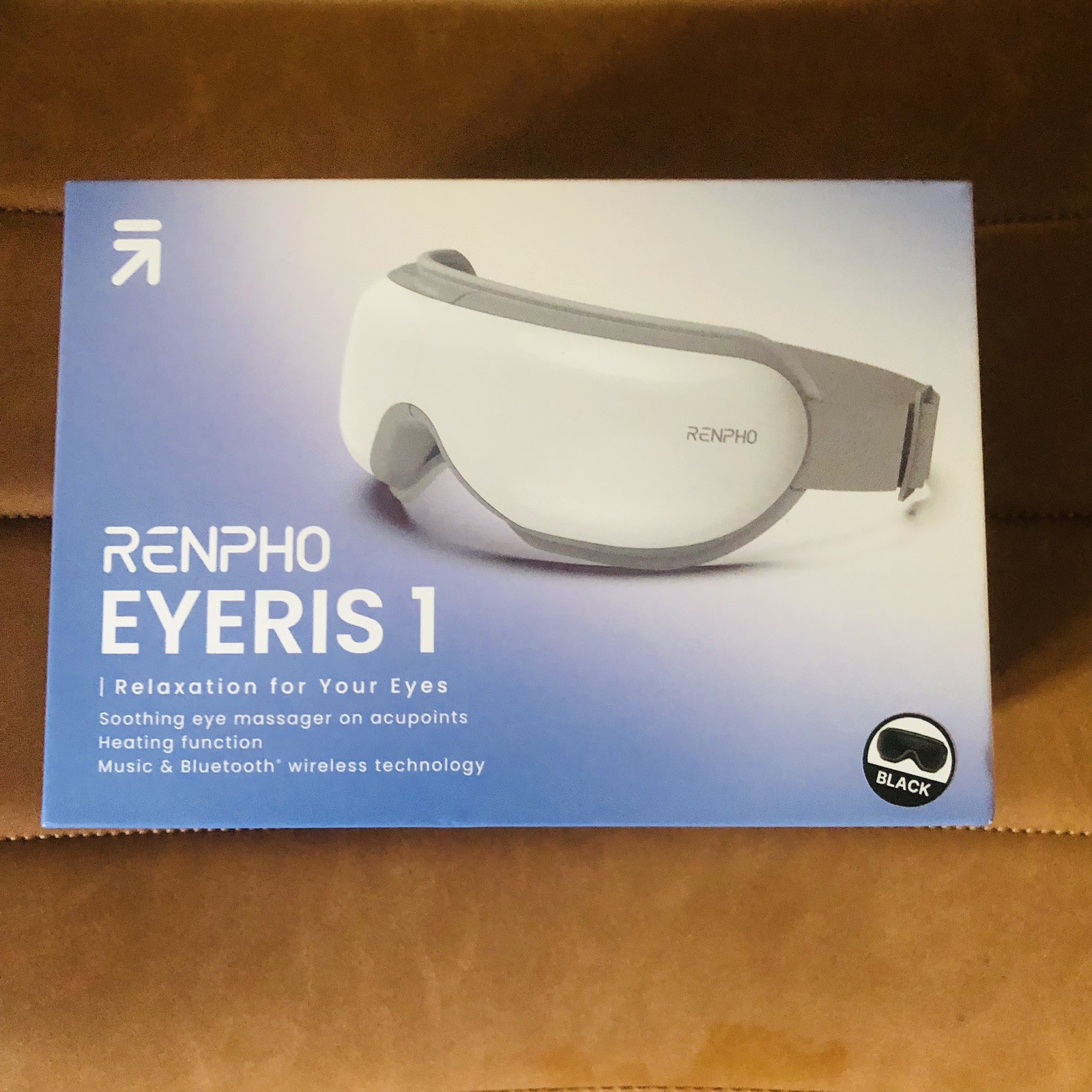 Renpho Eyeris 1 Eye Massager, Wireless, Bluetooth, Heat = Relaxation. NEW