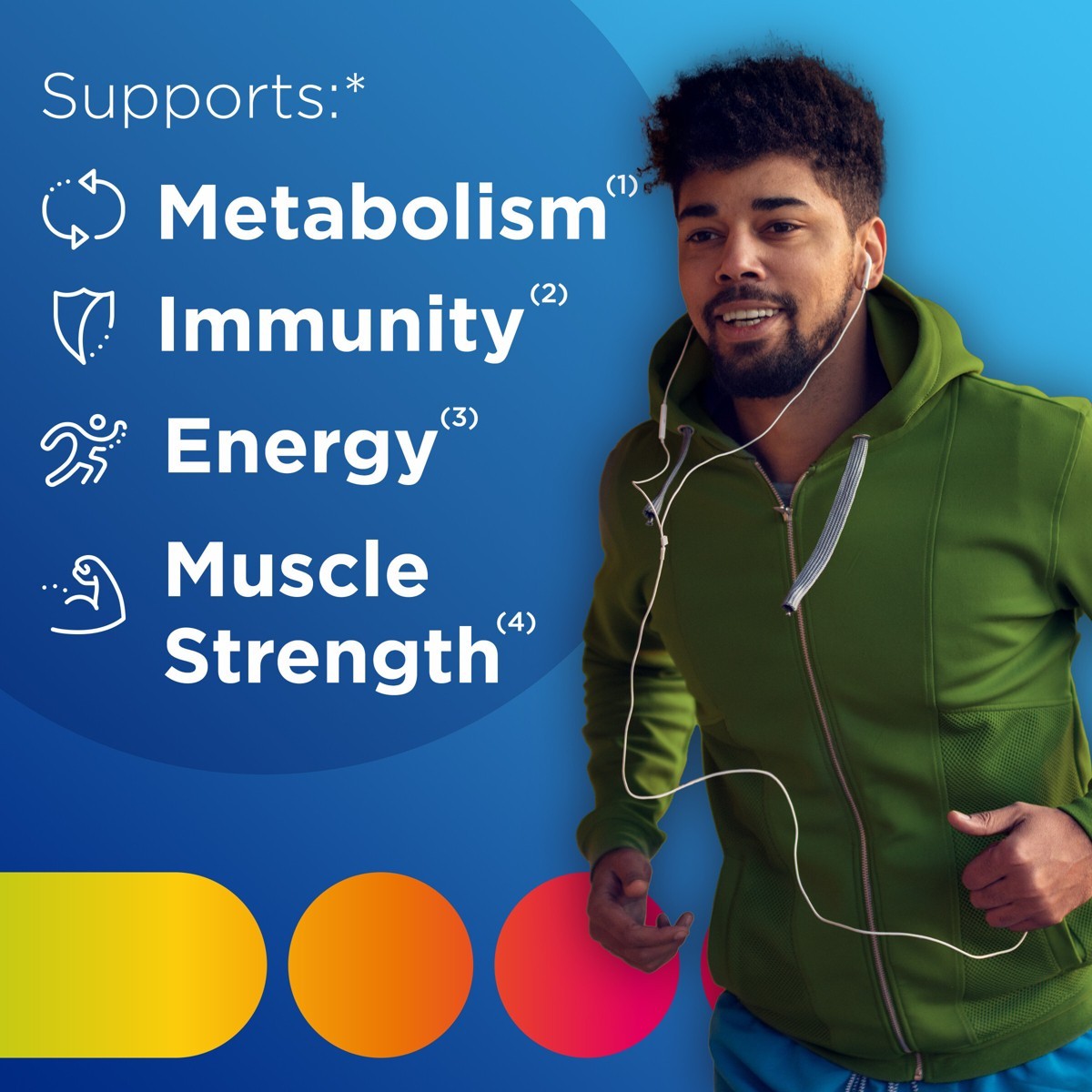 Centrum Men’s Multivitamin Gummies – 100ct: Certified Gluten-Free, NSF
