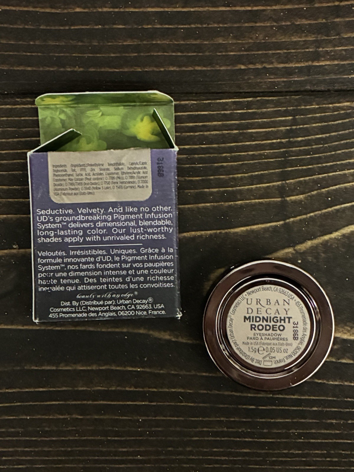Urban Decay Midnight Rodeo Eyeshadow with Box! Full Size