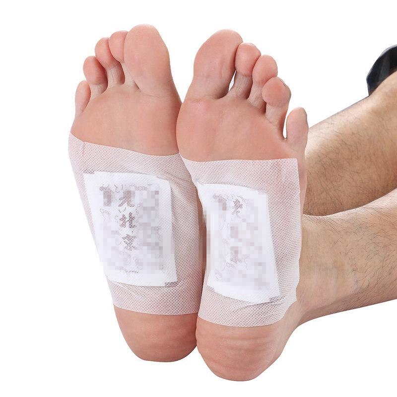 50PCS Detox Foot Pads Body Toxins Feet Patches Slimming Deep Cleansing Herbal