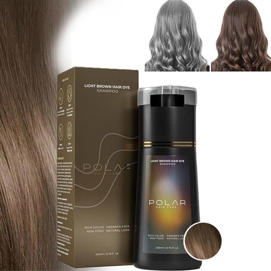Polar-Hair Dye Shampoo Polar Hair Care, Hair Care Shampoo 200ML/6.7 OZ 3 Colors
