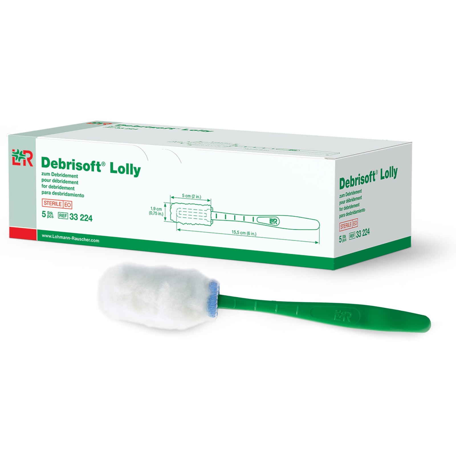 Lohmann & Rauscher Lohmann Rauscher Debrisoft Debridement Lolly Wound Bed