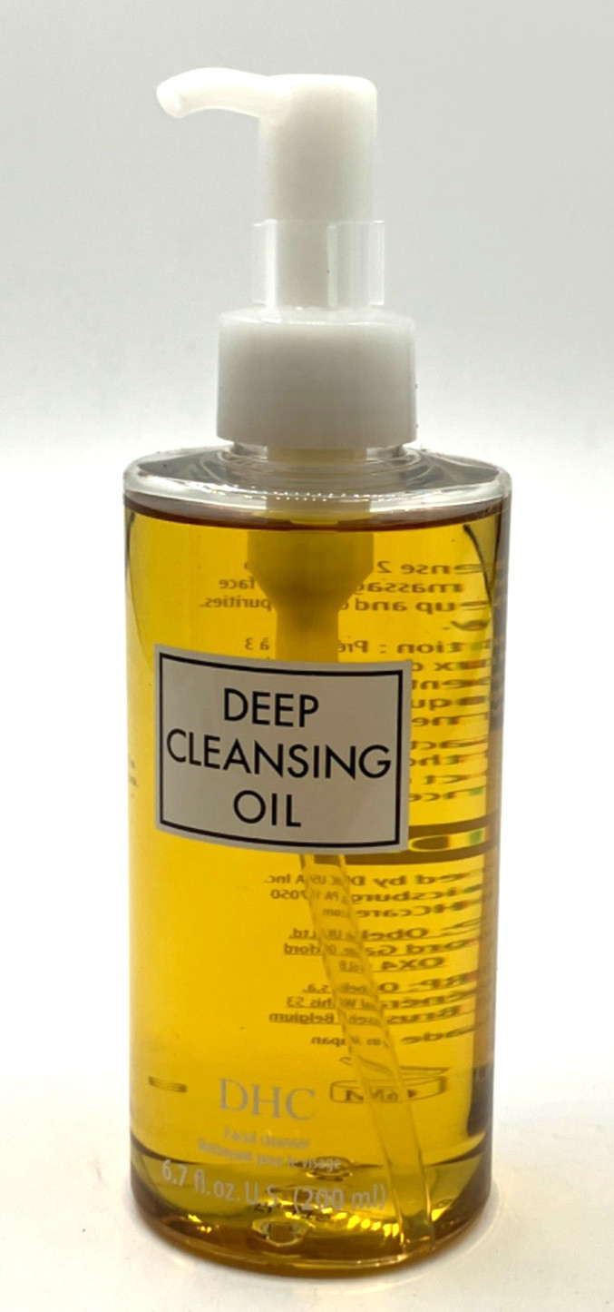 DHC Deep Cleansing Oil, Facial 6.7 Fl Oz (Pack of 1), yellow