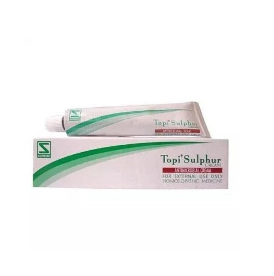 Dr Willmar Schwabe India Topi Sulphur Cream Homeopathic Medicine 25 gm