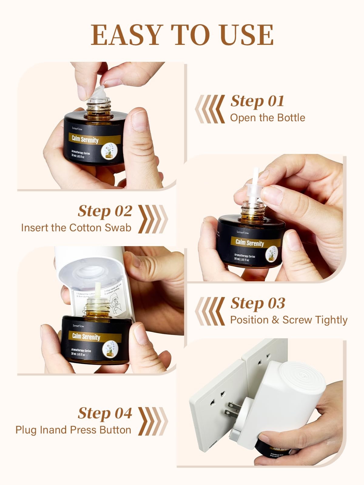 Senseflow Essential Oil Diffuser For Home Smart Waterless Aromatherapy Diffuser