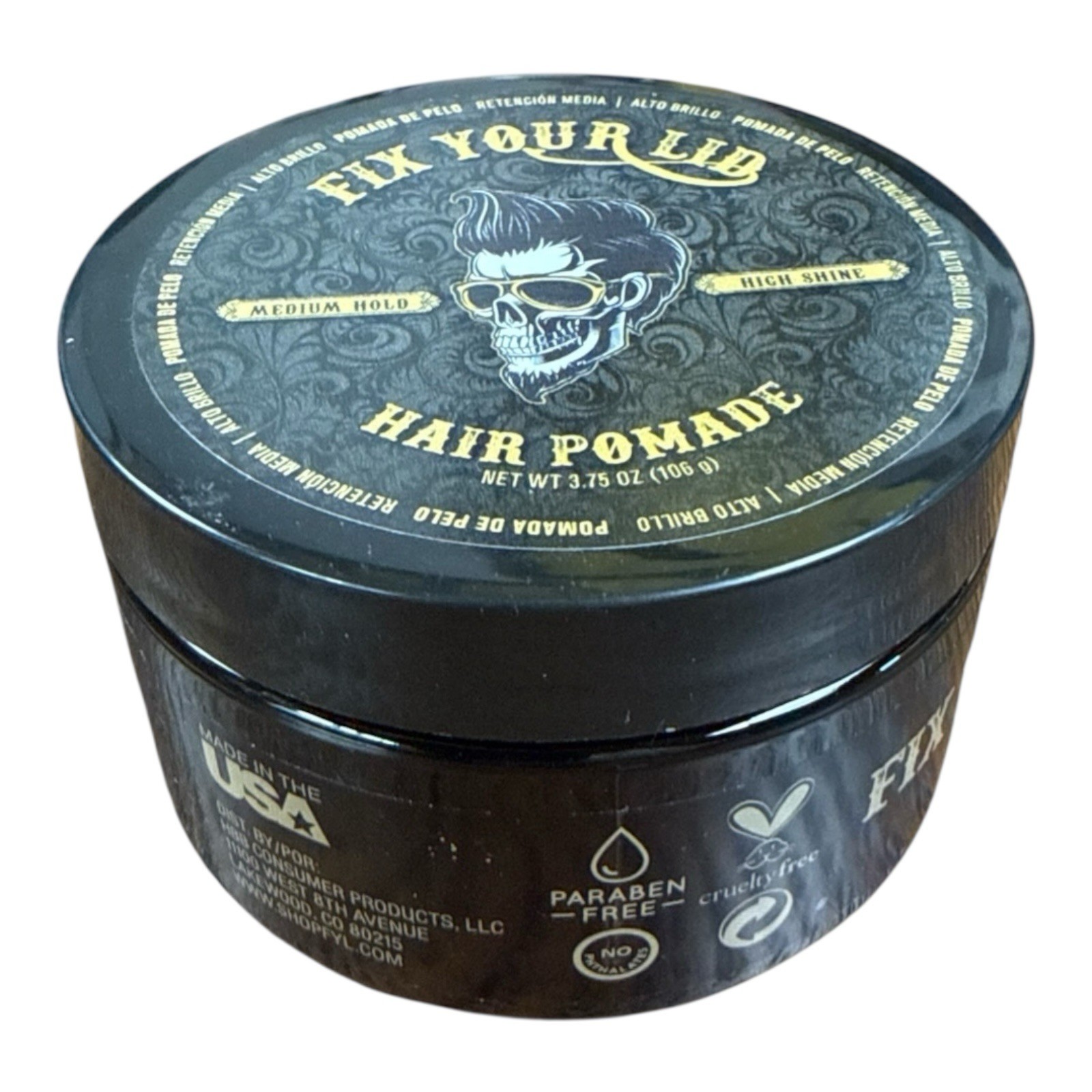 Fix Your Lid Hair Pomade (3.75oz / 106g | Medium Hold) NEW