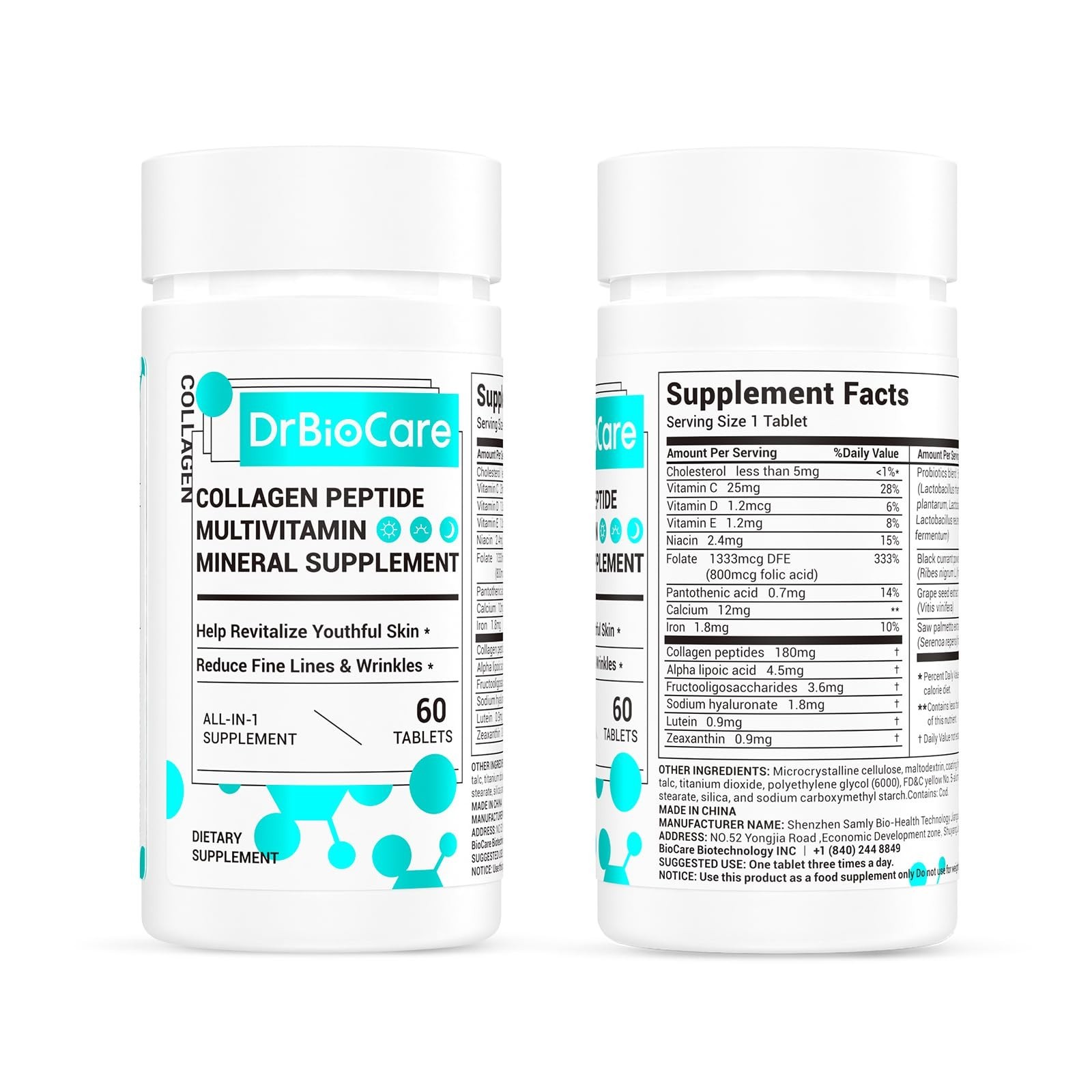 DrBioCare Collagen Peptides for Women Beauty Vitamin & Mineral SupplementCont…