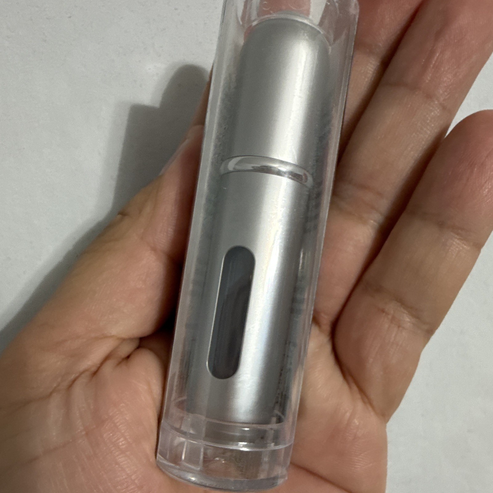 Travalo U-change Refillable Travel Perfume Spray Bottle 0.17 fl oz Silver