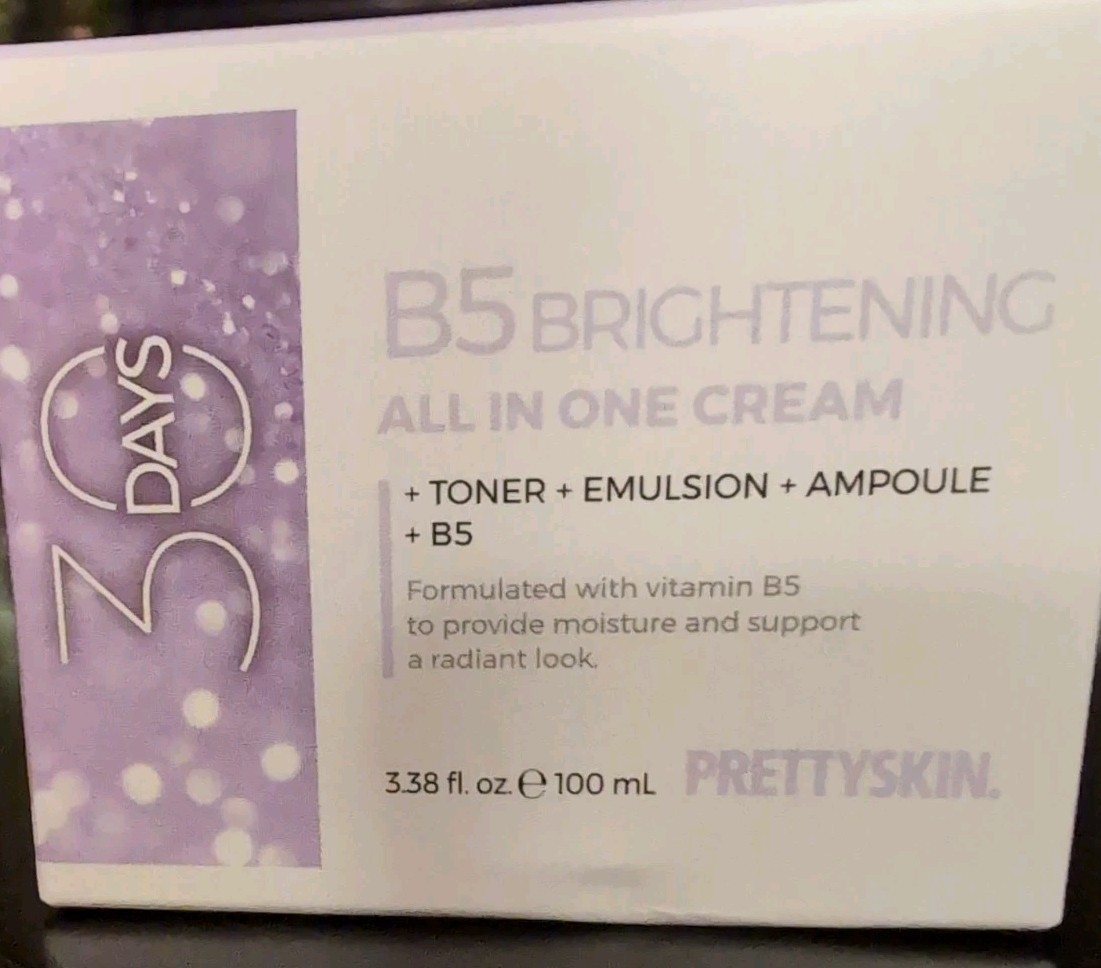 30 Days by Prettyskin Brightening Cream Toner + Emulsion + Ampoule + B5 Cream