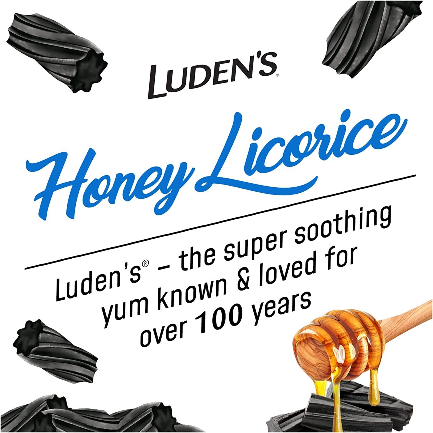 Luden’s. Honey Licorice Throat Drops – 30 Count Bag… 30 (Pack of 1)