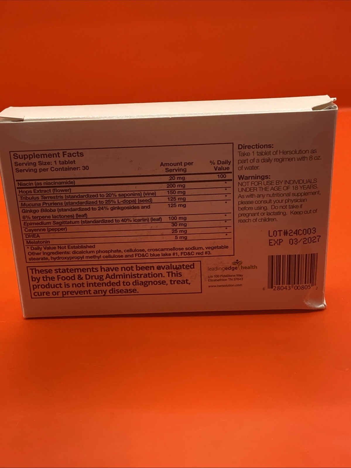 Hersolution Pills Female Libido Enhancement Better Drive Her Solution Exp 03/27