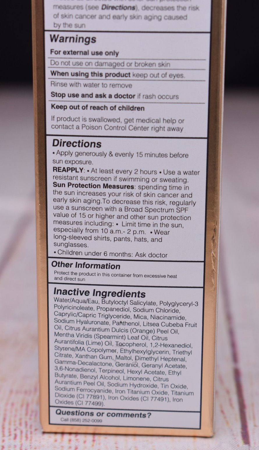 Kopari Sun Veil Illuminating Elixir Face Sunscreen 1 Oz. SPF 38 Expires 2/2028