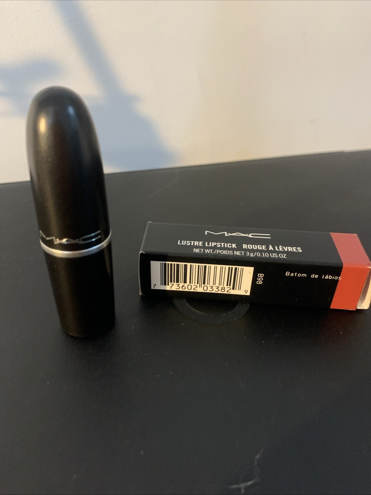 MAC Lustre Lipstick 520 See Sheer – Full Size 3g