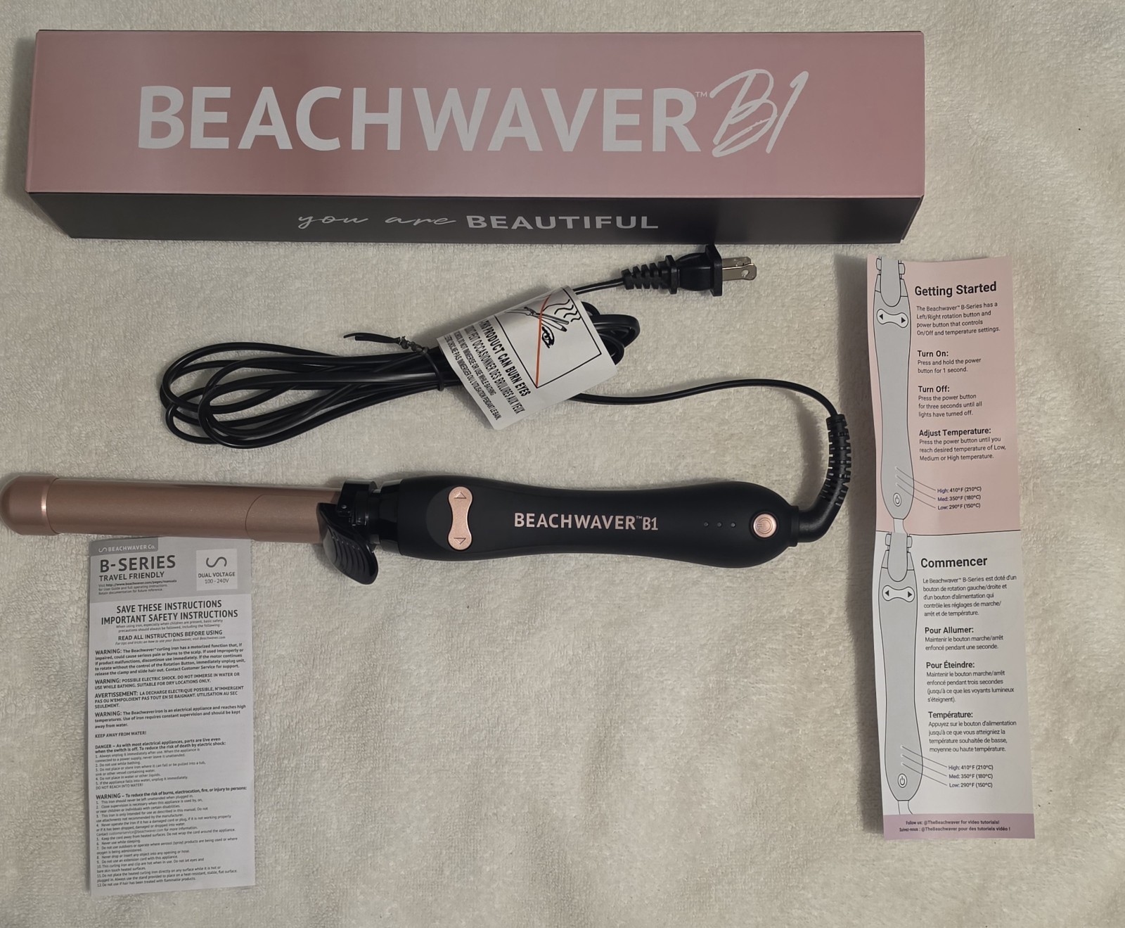 Beachwaver B1 Rotating Curling Iron