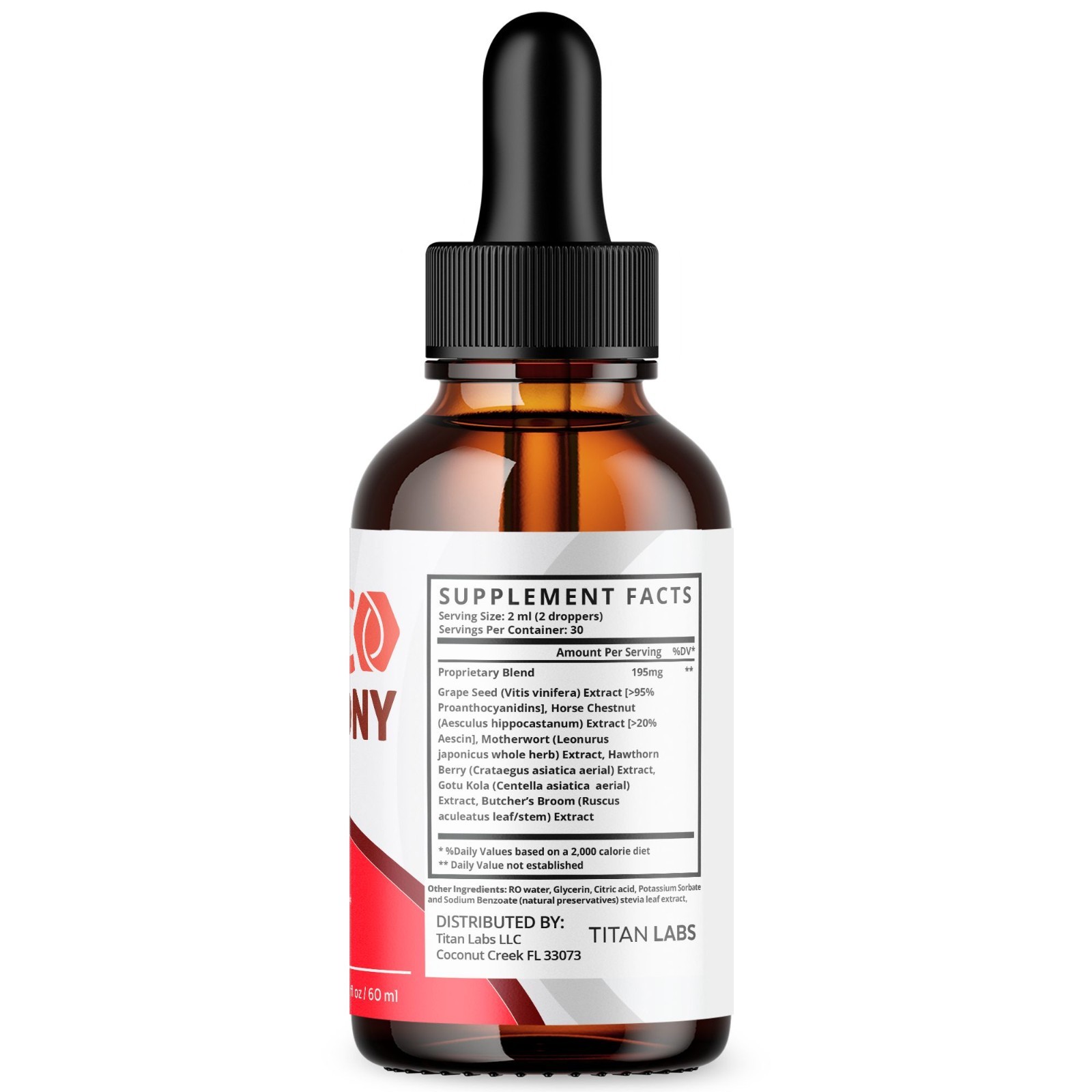 (5 Pack) Glyco Harmony Blood Support Drops Vitamin Supplement 150 Servings