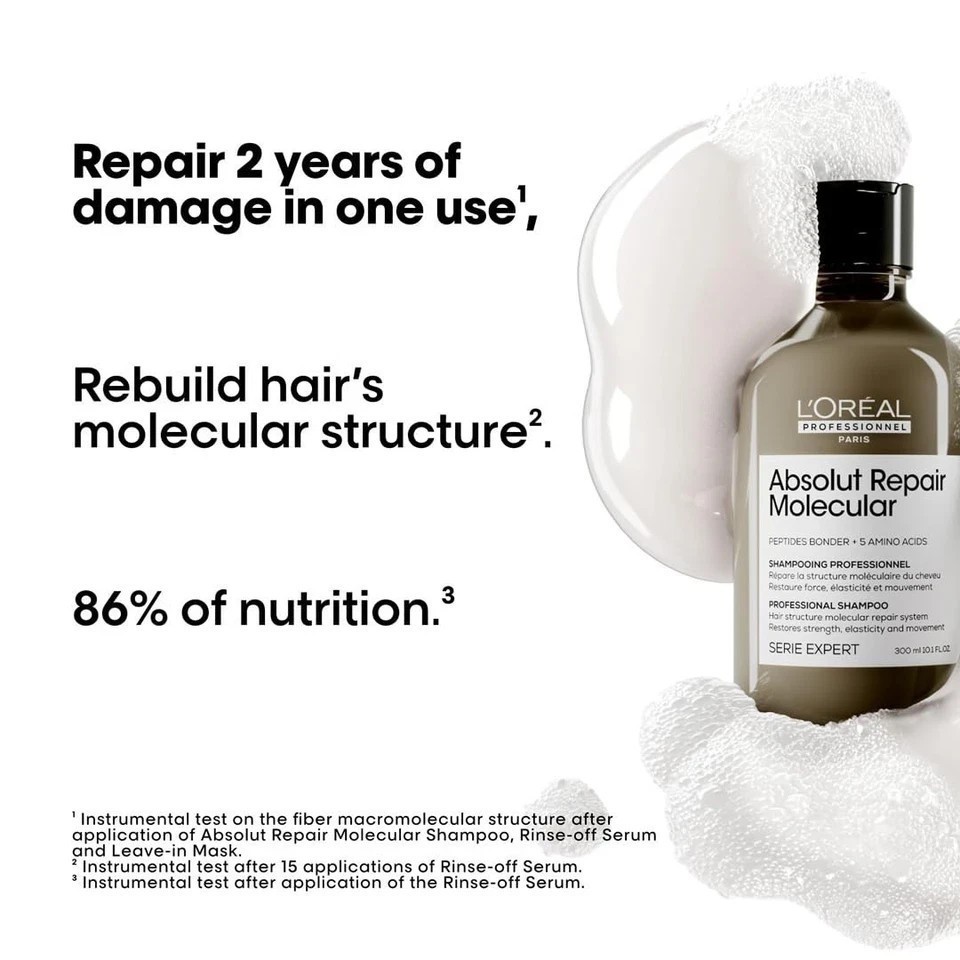L’Oréal Professionnel Absolut Repair Molecular Sulfate-Free Shampoo – 300ml