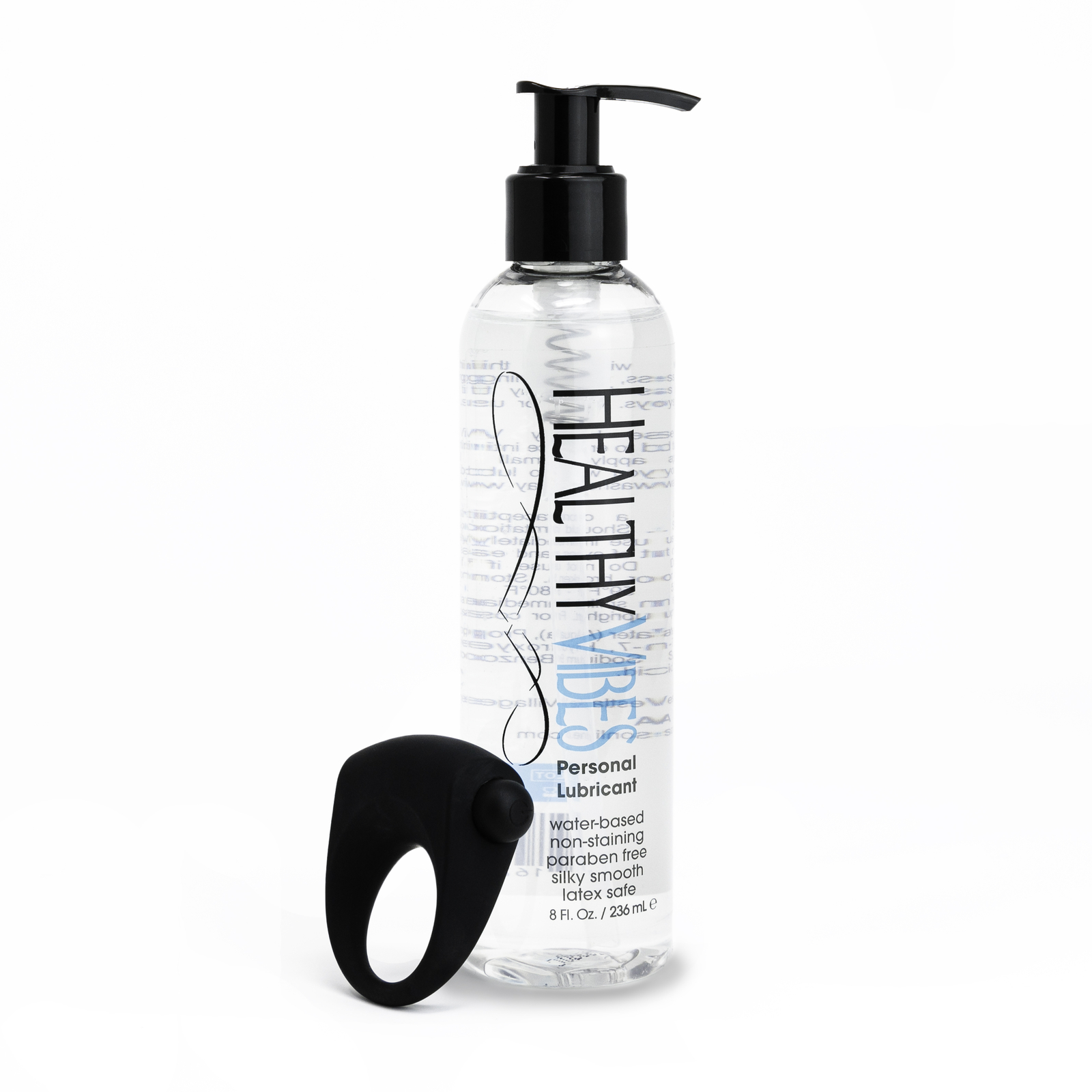 Water Based Personal Lubricant 8 oz by Healthy Vibes – Intimate Lube for Couples