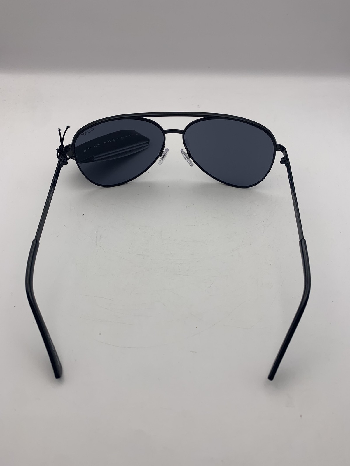 Quay Australia Eyeglasses VIVIENNE 126 Black Aviator Full Rim Metal Womens