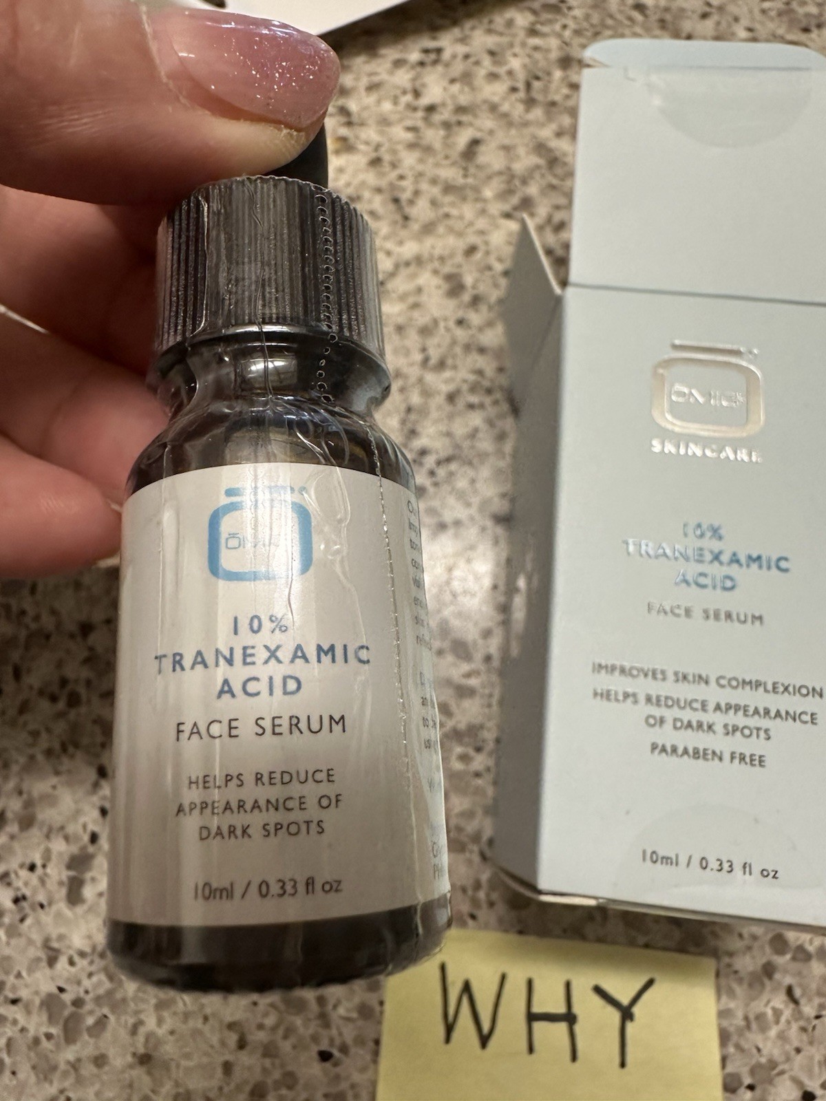 Omic Skincare 10% Tranexamic Acid Face Serum .33oz/10mL EXP 11/2030 TRAVEL SZ
