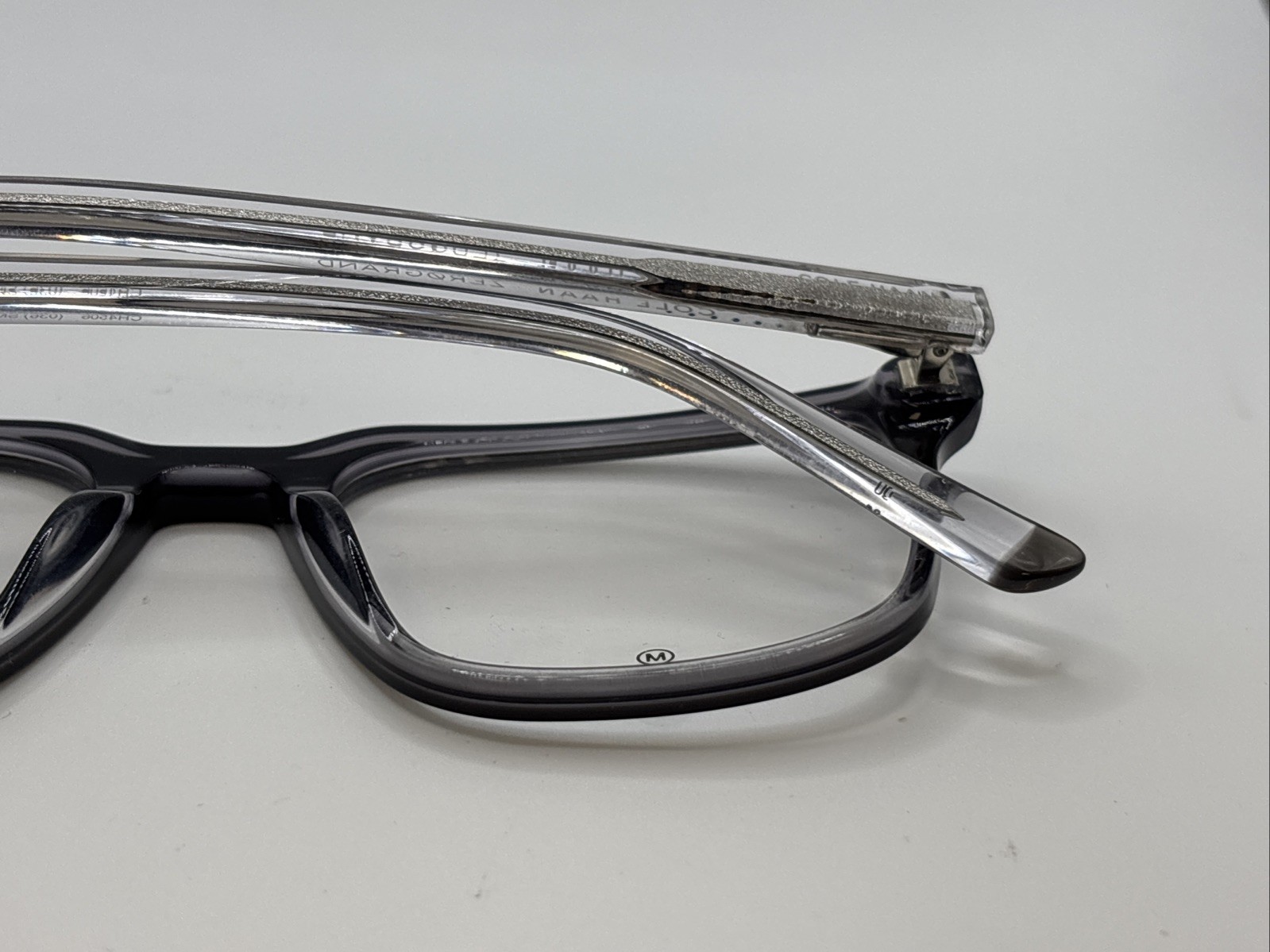 Cole Haan CH4506 (036) Smoke Crystal 52/18 M 140 Men’s Full Rim Eyeglasses A5720