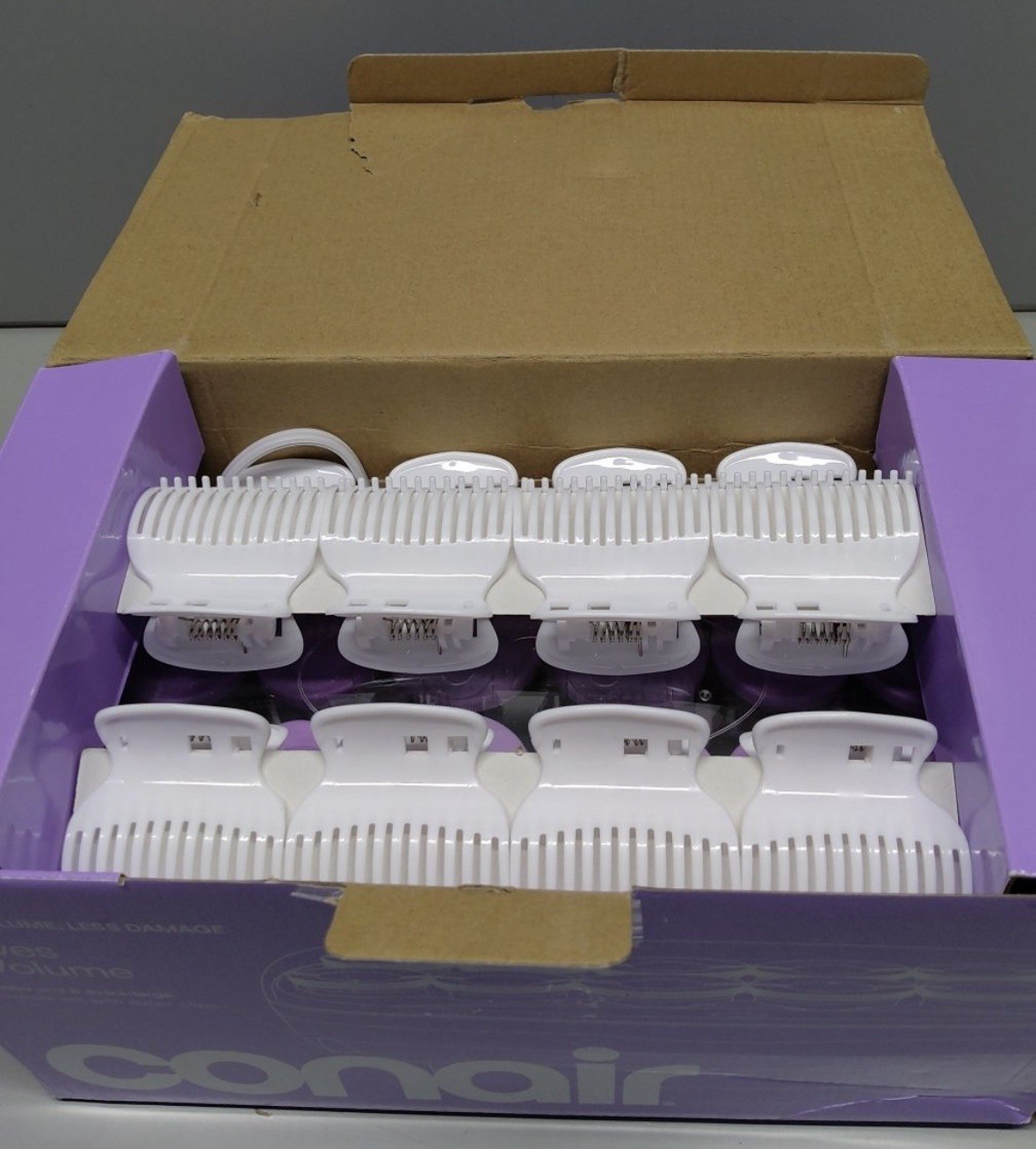 Conair Custom Curls & Waves Rollers 12 Multi-Size Ceramic Rollers with Clips NEW